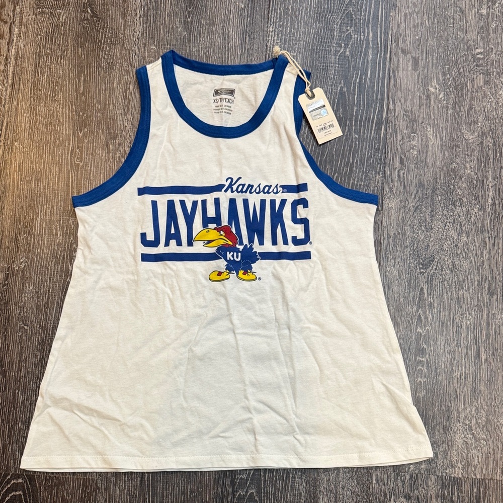 NWT Retro University of Kansas Tank Top